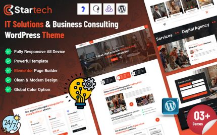 Startech - BT Çözümleri İş Danışmanlığı WordPress Teması