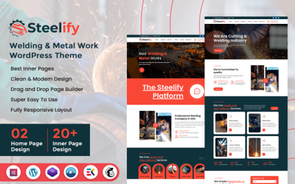 Steelify - Kaynak ve Metal İşleri WordPress Teması