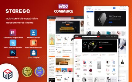 StoreGo - Çok Amaçlı Elektronik Mağaza WooCommerce Teması