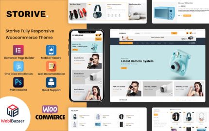 Storive - Çevrimiçi Süpermarket WooCommerce Teması