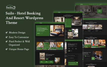 Suilo- Otel ve Tatil Köyü Hizmeti WordPress Teması