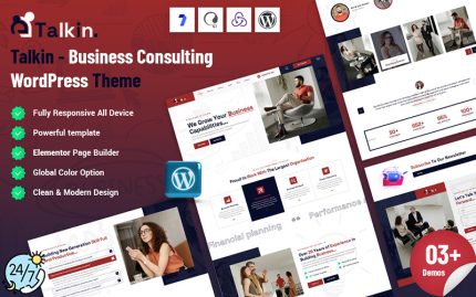 Talkin - İşletme Danışmanlığı WordPress Teması