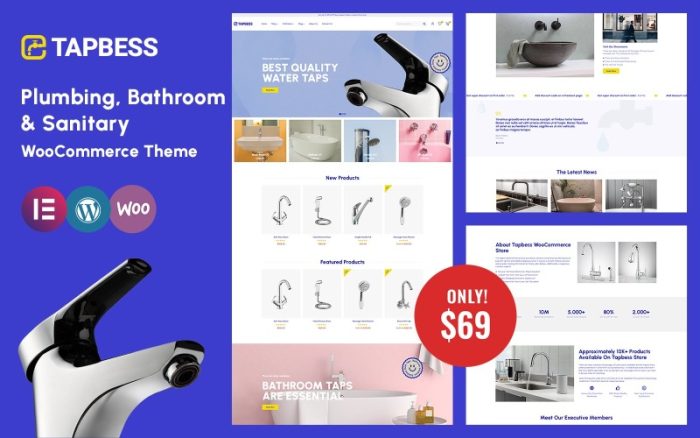 Tapbess - Sıhhi Tesisat, Banyo ve Sıhhi E-Ticaret Teması