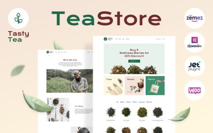 Tasty Tea - Çay E-Ticaret WooCommerce Teması