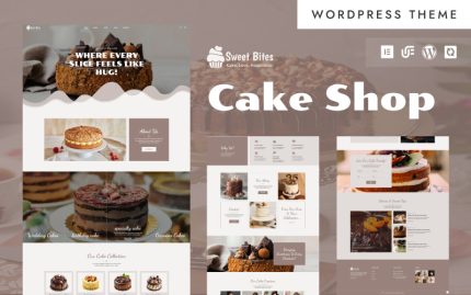 Tatlı Lokma - Pasta Dükkanı ve Pastane WordPress Elementor Teması