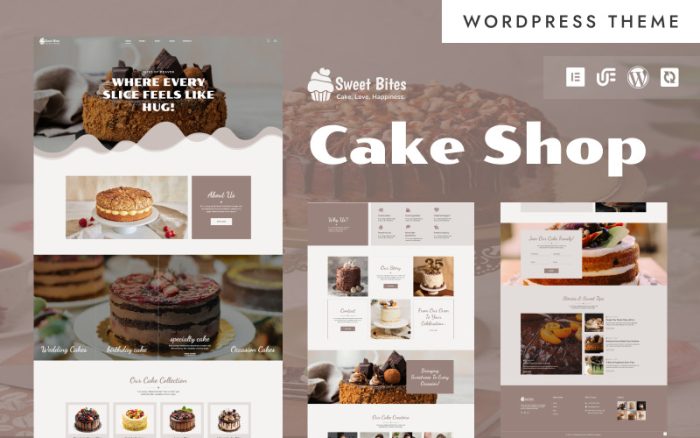 Tatlı Lokma - Pasta Dükkanı ve Pastane WordPress Elementor Teması