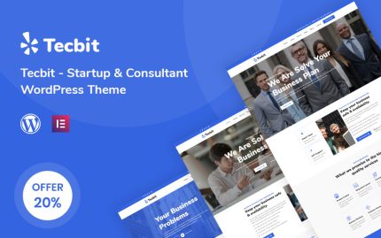 Tecbit - Mobil Uyumlu Başlangıç ve Danışman WordPress Teması