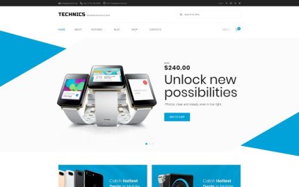 Technics - Elektronik Mağaza WooCommerce Teması