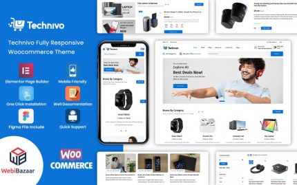 Technivo - Elektronik Mega Mağaza WooCommerce Teması