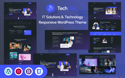 TechOan BT Çözümleri ve Teknolojiye Mobil Uyumlu WordPress Teması.