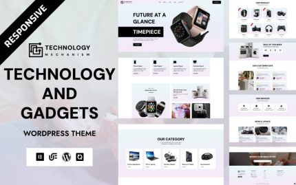 Teknoloji - Elektronik ve Gadget WooCommerce Elementor Teması