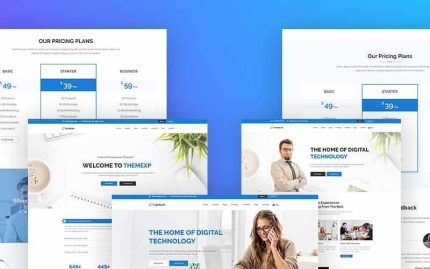 Themexp - Kurumsal Mobil Uyumlu WordPress Teması