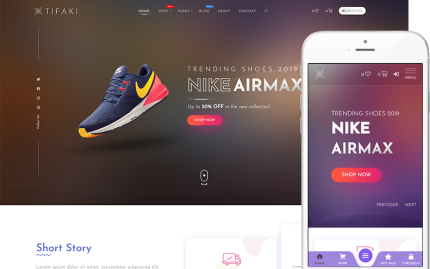 Tifaki - Modern Moda WooCommerce Elementor Teması
