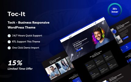 Tocit - İşe Mobil Uyumlu WordPress Teması