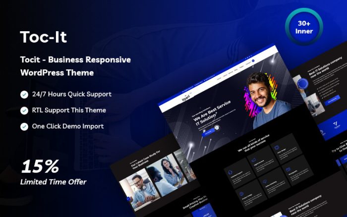 Tocit - İşe Mobil Uyumlu WordPress Teması