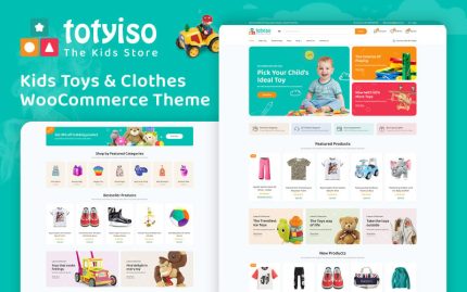 Totyiso - Modern Çocuk Oyuncakları ve Giysileri Mağazası WooCommerce Teması