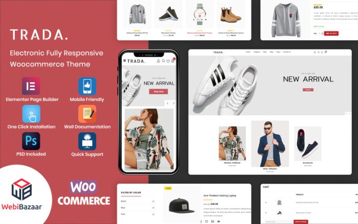 Trada - Moda Mağazası WooCommerce Teması