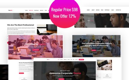 Trader - Kurumsal Mobil Uyumlu WordPress Teması