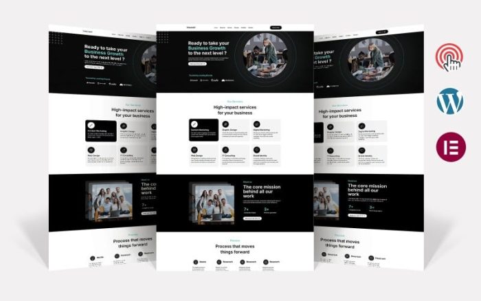 Trandf - Yaratıcı Ajans Elementor WordPress Teması