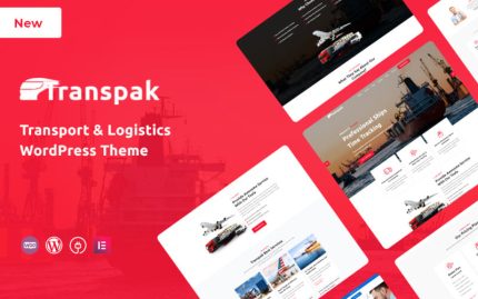 Transpak - Ulaştırma ve Lojistik Mobil Uyumlu WordPress Teması