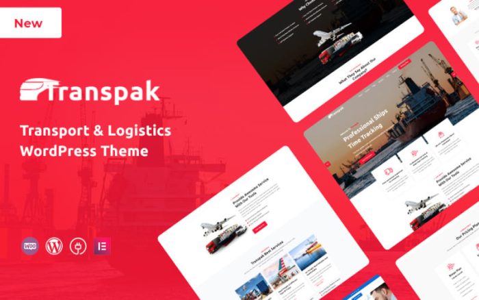 Transpak - Ulaştırma ve Lojistik Mobil Uyumlu WordPress Teması