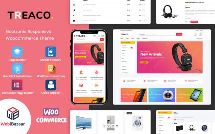 Treaco - Elektronik Çok Amaçlı Woocommerce Teması