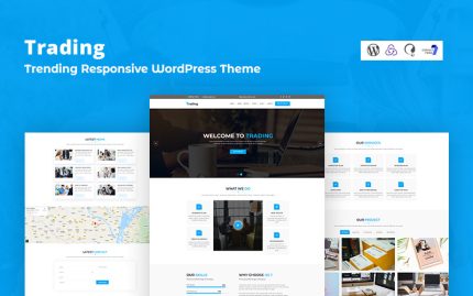 Treding - Trend İş WordPress Mobil Uyumlu Teması.