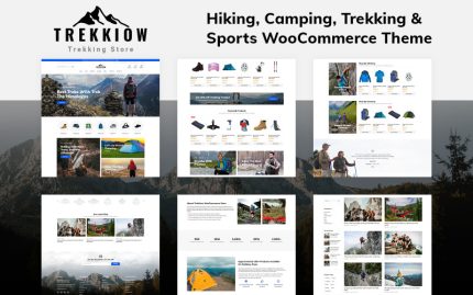 Trekkiow - Yürüyüş, Kamp, Trekking ve Spor Ürünleri WooCommerce Teması