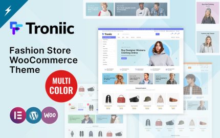 Troniic - Moda ve Giyim WooCommerce Teması