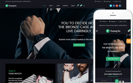 Truong Sa - Takı ve Saat Çevrimiçi Mağaza WooCommerce Teması