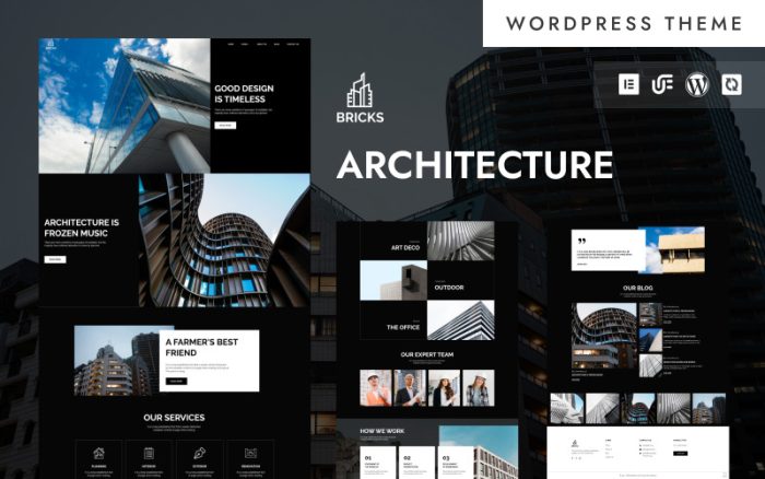 Tuğlalar - Modern Mimarlık ve İnşaat WordPress Elementor Teması