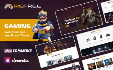 Ücretsiz Oyun ve eSpor WooCommerce Teması - Modern Oyun ve eSpor WooCommerce Teması