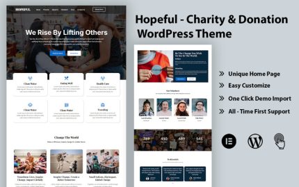 Umutlu - Yardım ve Bağış WordPress Teması
