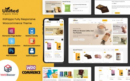 Unified - Pazar ve Yiyecek WooCommerce Teması