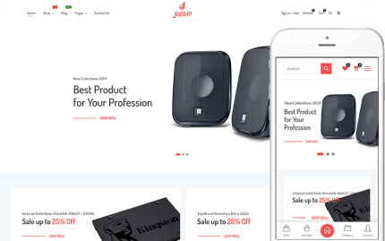 Ürdün - Dijital, Elektronik ve Bilgisayar Mağazası WooCommerce Teması