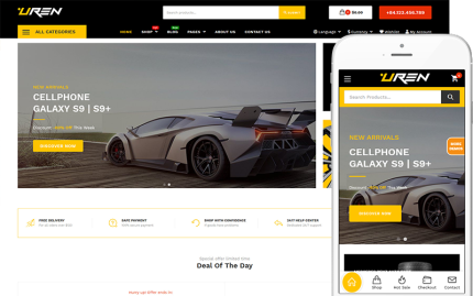 Uren - Araba Aksesuarları WooCommerce Teması