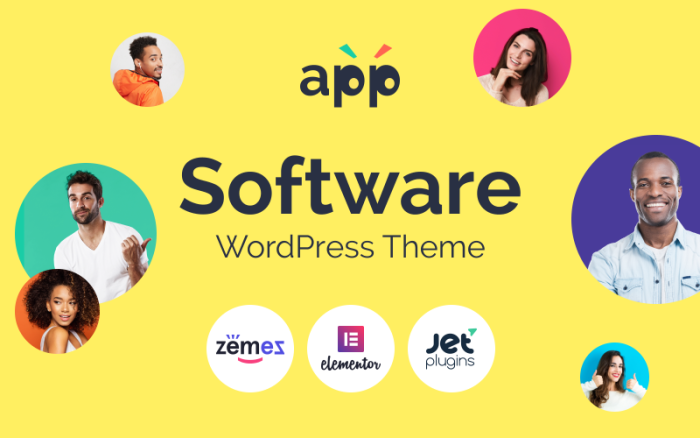 Uygulama - Elementor Builder WordPress Temalı Yazılım Teması