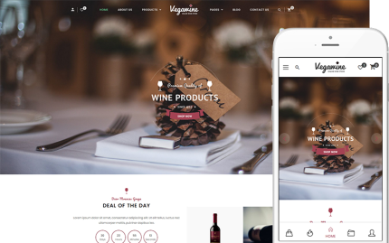 Vegawine - Şarap, Şaraphane ve Bağ Teması WooCommerce Teması