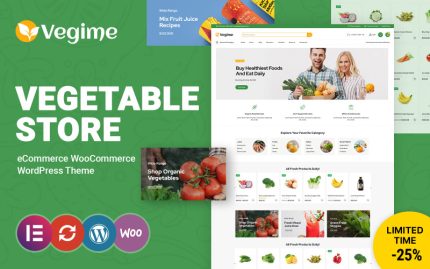 Vegime - Sebze ve Bakkal Woocommerce Teması