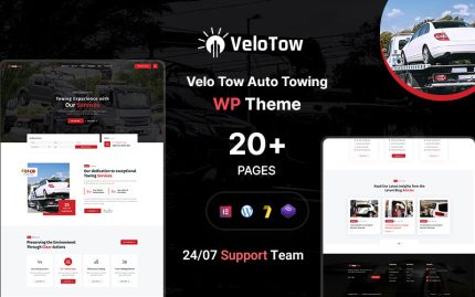 Velotow – Araba Tamiri ve Oto Çekme Mekaniği WordPress Teması