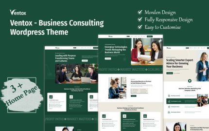 Ventox - Modern İş Danışmanlık Hizmeti WordPress Teması.