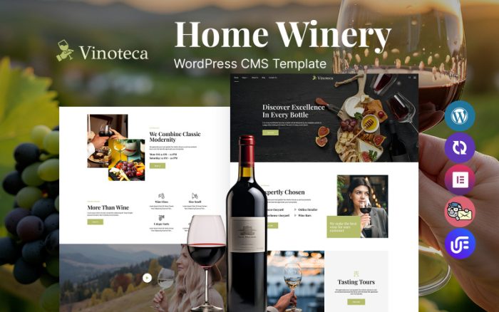 Vinoteca - Şarap ve Şaraphane WordPress Teması