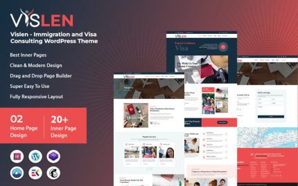 Vislen - Göçmenlik ve Vize Danışmanlığı WordPress Teması