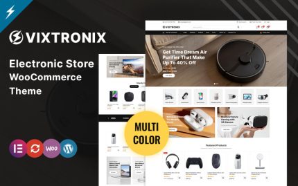 Vixtronix - Elektronik Mağazası WooCommerce Teması