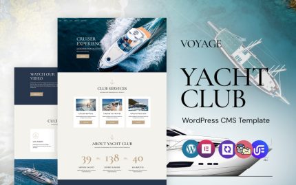 Voyage - Yat Kulüpleri Hizmetleri ve Kiralamaları WordPress Elementor Teması