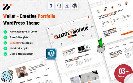 Wallat - Yaratıcı Portföy WordPress Teması