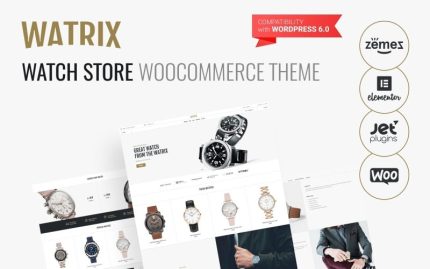 Watrix - Klasik Saatçi WooCommerce E-Ticaret Teması