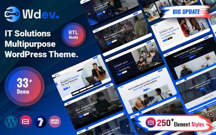 Wdev - BT Çözümleri ve Teknoloji Çok Amaçlı WordPress Teması