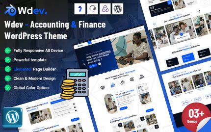 Wdev - Muhasebe ve Finans WordPress Teması