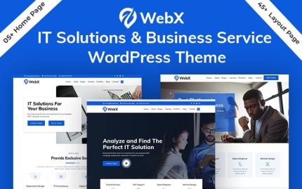 WebX - Danışmanlık ve Kurumsal İşletme Elementor WordPress Teması.